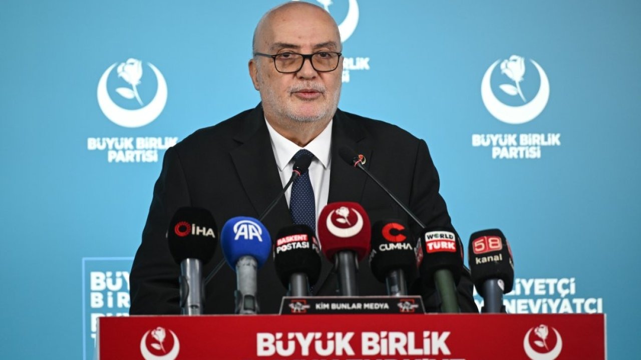 BBP Genel Sekreteri Yelis'ten Yazıcıoğlu açıklaması