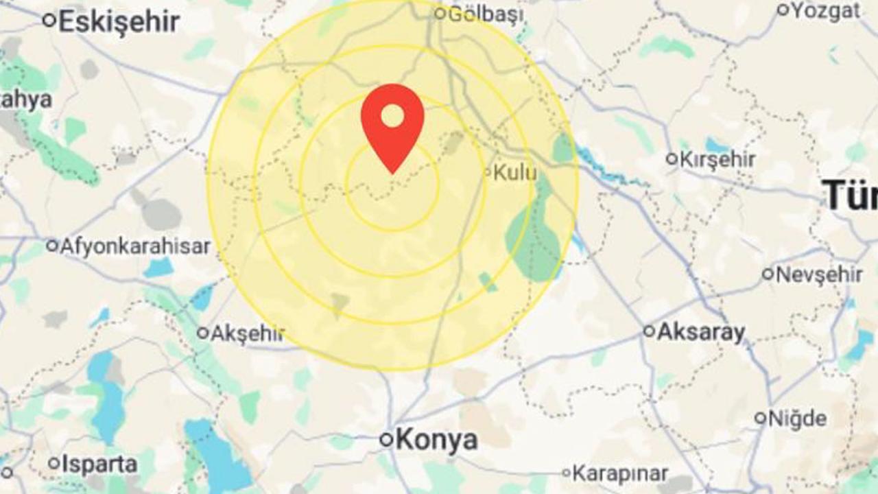 Beşik gibi sallandı... Konya'da korkutan deprem