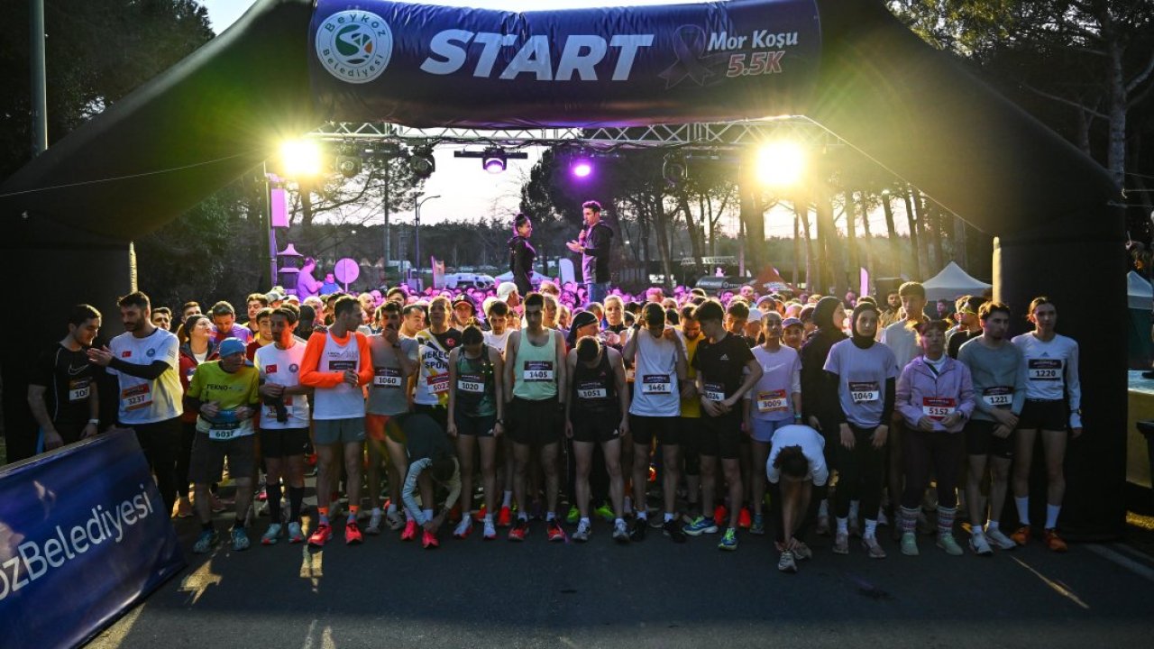 Beykoz'da Dünya Epilepsi Farkındalık Günü dolayısıyla koşu etkinliği düzenlendi