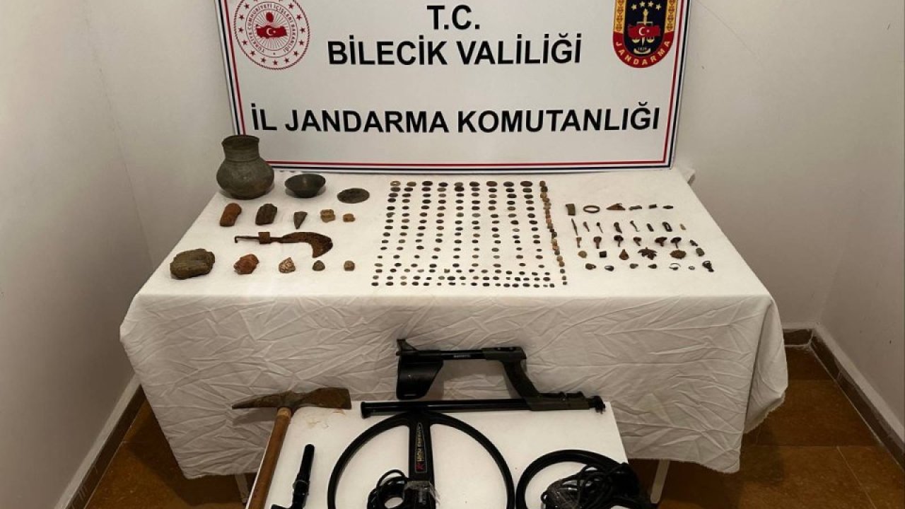 Bilecik'te tarihi eser operasyonunda bir kişi yakalandı