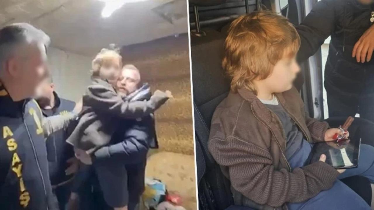 Bursa'da babasının esir tuttuğu çocuk 7 yıl sonra kurtarıldı