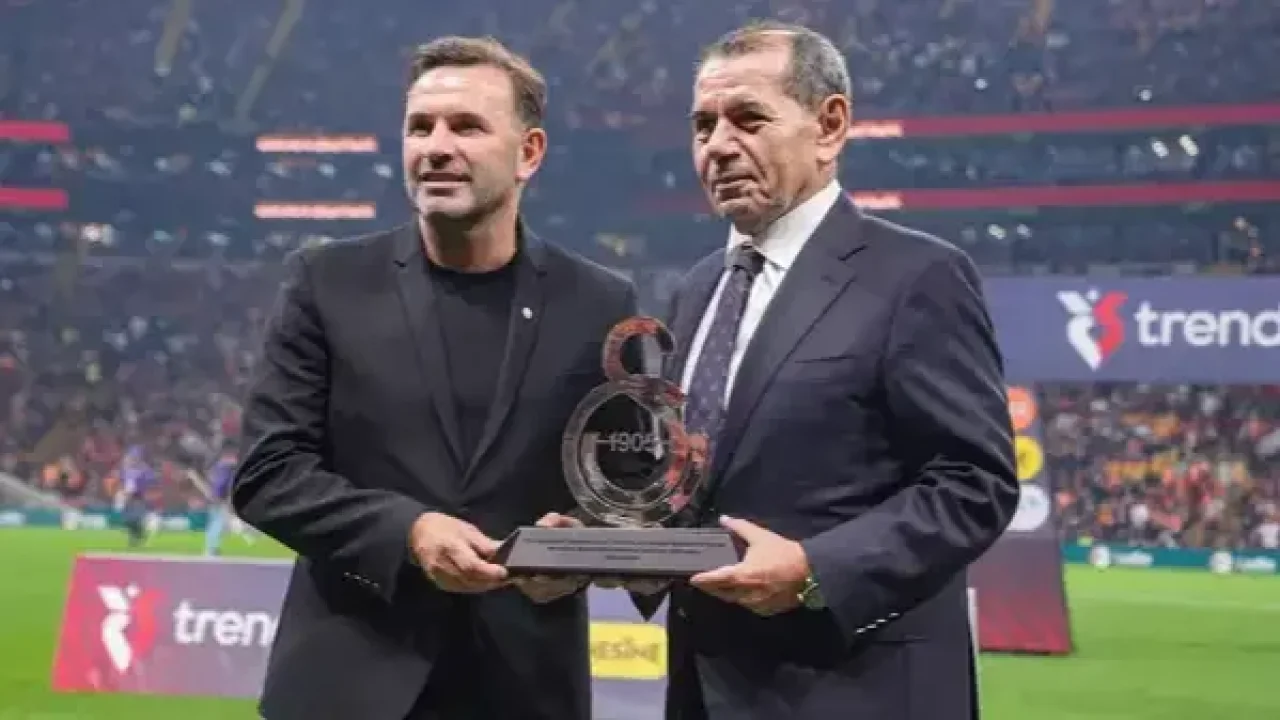 Dursun Özbek ve Okan Buruk'tan taraftara şampiyonluk sözü