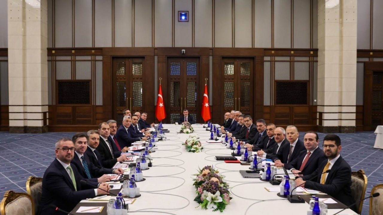 Ekonomi Koordinasyon Kurulu, Cumhurbaşkanı Yardımcısı Yılmaz başkanlığında toplandı