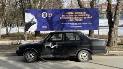Erzurum'da otomobille çarpışan motosikletin sürücüsü ağır yaralandı