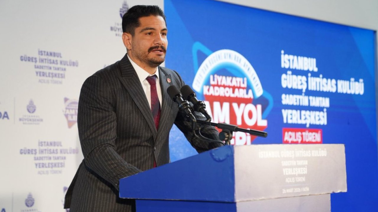 İstanbul'da yenilenen güreş tesisi Sadettin Tantan Yerleşkesi törenle hizmete girdi