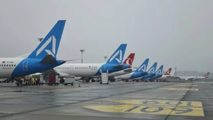 İstanbul'daki olumsuz hava koşulları hava trafiğini aksattı 