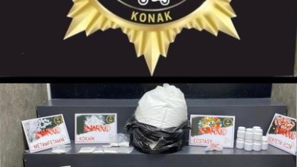 İzmir'de evinde uyuşturucu bulunan zanlı tutuklandı