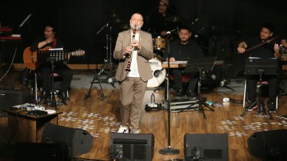 Klarnet sanatçısı Hüsnü Şenlendirici Karabük'te sahne aldı