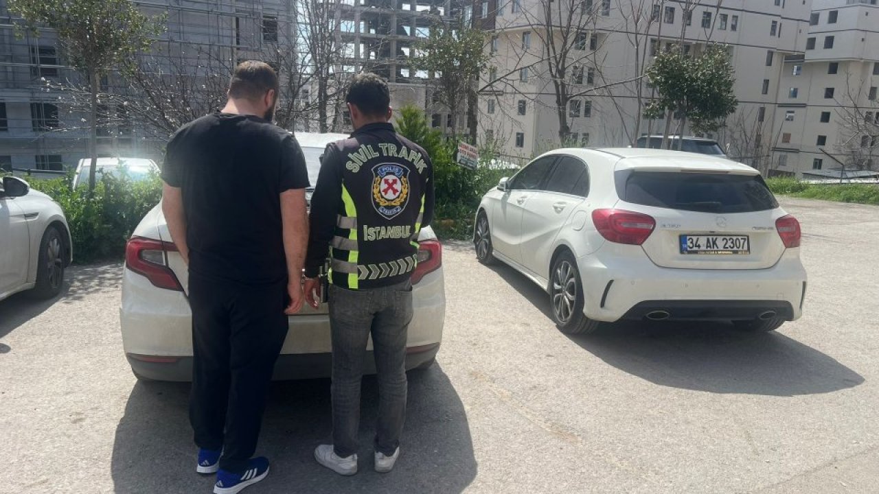 Maltepe'de trafikte tartışan sürücüye para cezası