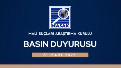 MASAK'tan kritik açıklama