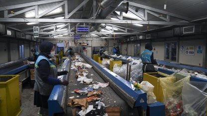 Pendik'teki atık tesisinde yılda yaklaşık 19 bin ton atık geri dönüştürülüyor