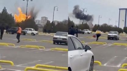 Nahçıvan Havalimanı'na İran'dan kamikaze drone saldırısı!