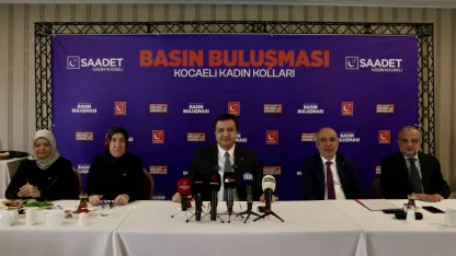Saadet Partisi Genel Başkanı Arıkan, Kocaeli'de gazetecilerle buluştu: