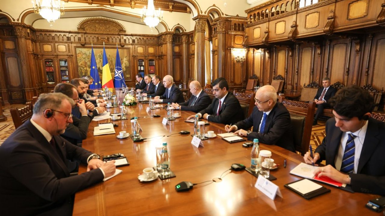 TBMM Başkanı Kurtulmuş, Romanya Cumhurbaşkanı Dan tarafından kabul edildi