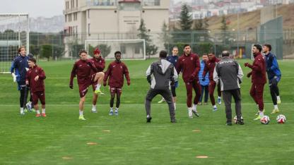 Trabzonspor, Galatasaray maçının hazırlıklarına başladı