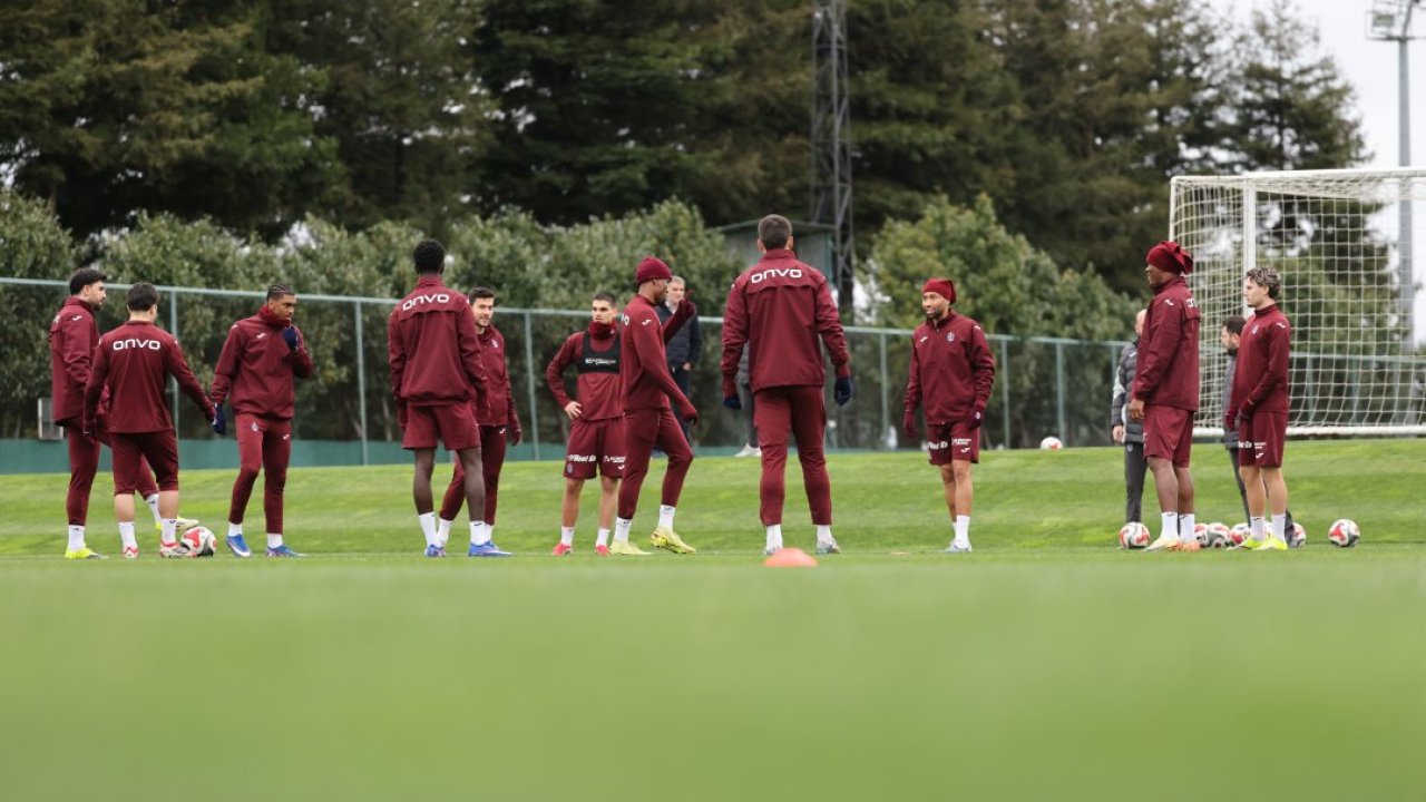 Trabzonspor, Galatasaray maçının hazırlıklarına devam etti