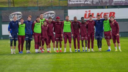 Trabzonspor, Galatasaray maçının hazırlıklarını sürdürdü
