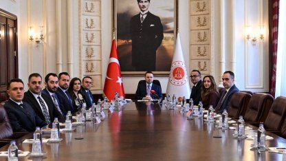 Adalet Bakanı Gürlek, Türk Hukuk Enstitüsü heyetini kabul etti: