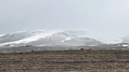 Ardahan'ın yüksek kesimlerinde kar etkili oldu