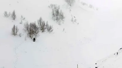 Artvin'de çığ bölgesinde gözlemsel etüt ve kar rasatı çalışması yapıldı