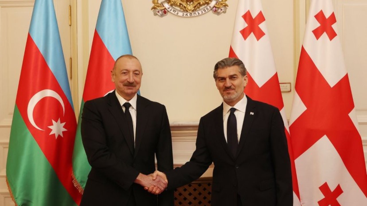 Azerbaycan Cumhurbaşkanı Aliyev ve Gürcistan Başbakanı Kobakhidze’den bölgesel barış vurgusu