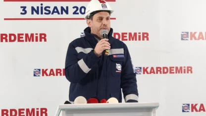 Bakan Bayraktar, KARDEMİR 2 No'lu Sürekli Döküm Makinesi açılış töreninde konuştu: