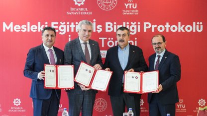 Bakan Tekin, "Mesleki Eğitim İş Birliği Protokolü" imza törenine katıldı: