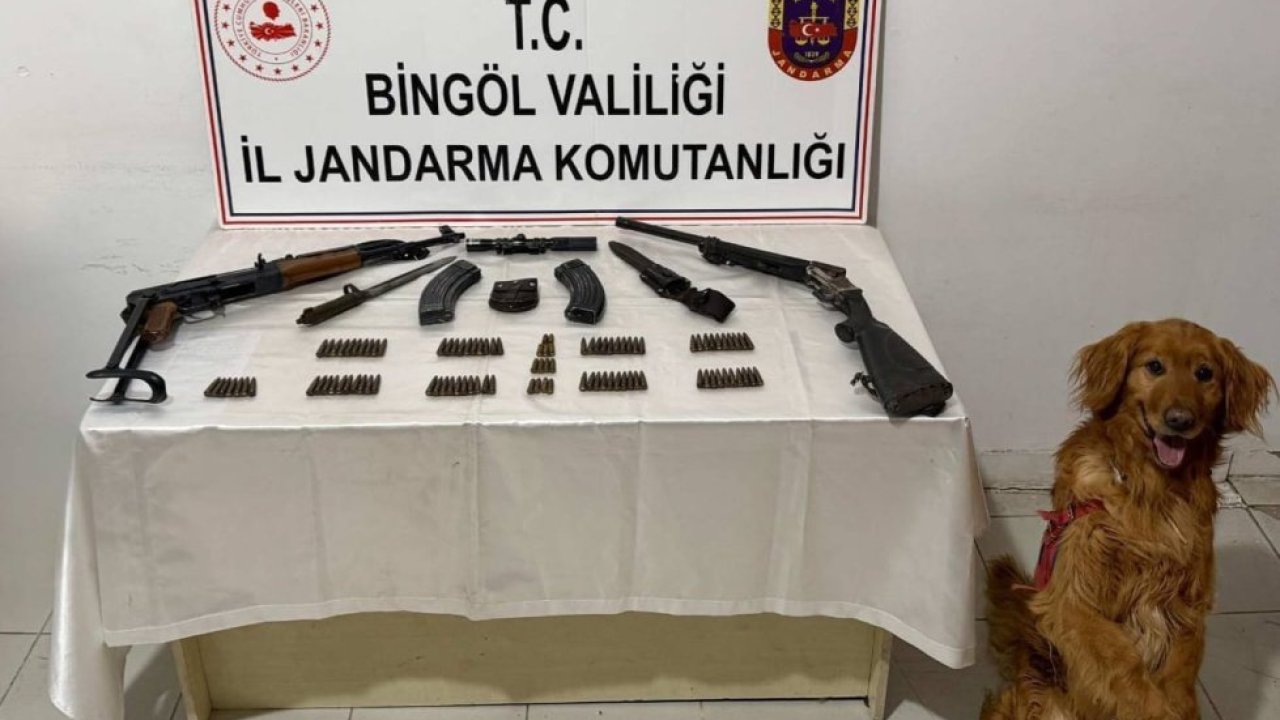 Bingöl'de bir evde silah ve mühimmat ele geçirildi