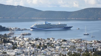 Bodrum'a "Marella Discovery" kruvaziyeriyle 1917 turist geldi