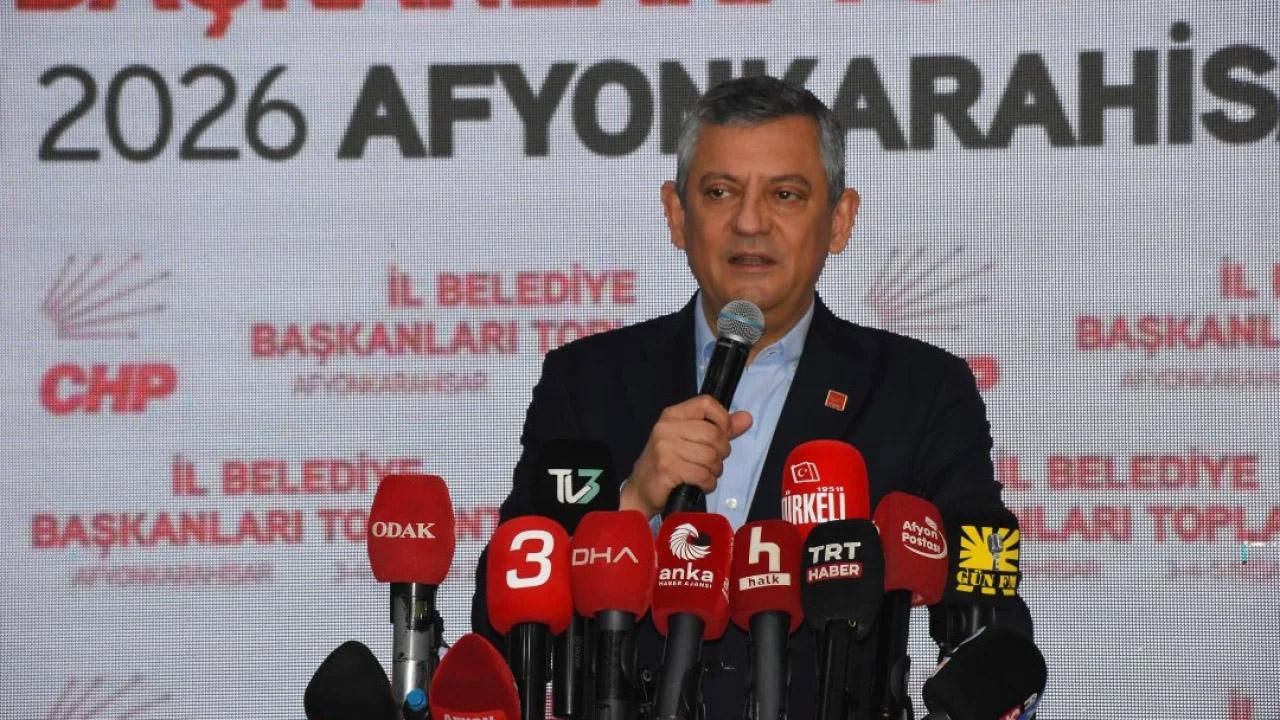 CHP Genel Başkanı Özel, Afyonkarahisar'da konuştu: