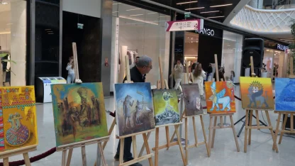 Çorum'da "Uluslararası Plastik Sanatlar Sergisi" açıldı