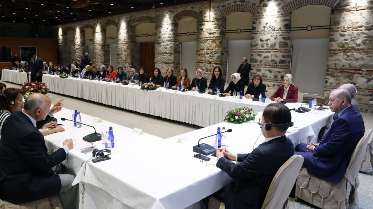 Cumhurbaşkanı Erdoğan, ICAPP Kadın Kolu 9. Toplantısı'nın katılımcılarını kabul etti