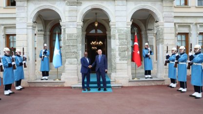 Cumhurbaşkanı Erdoğan, Somali Cumhurbaşkanı Mahmud ile görüştü