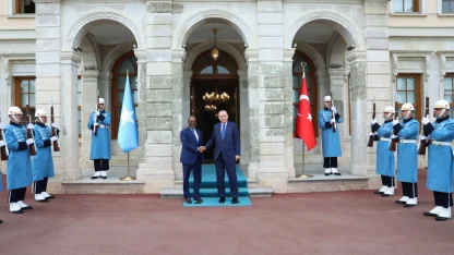 Cumhurbaşkanı Erdoğan, Somali Cumhurbaşkanı Mahmud ile görüştü