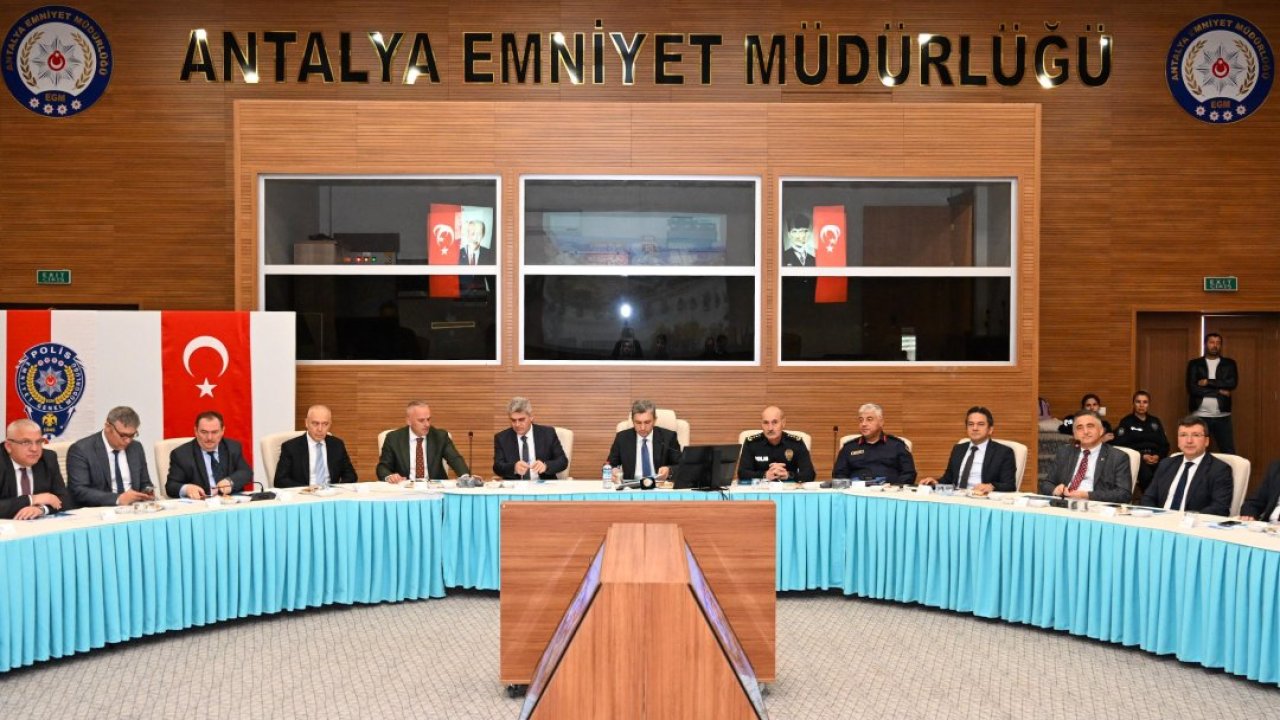 Cumhurbaşkanlığı Bisiklet Turu öncesi Antalya'da koordinasyon toplantısı yapıldı