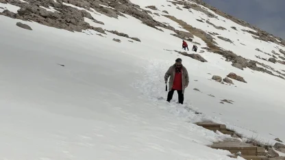 Dünya mirası Nemrut sezonun ilk ziyaretçilerini ağırladı