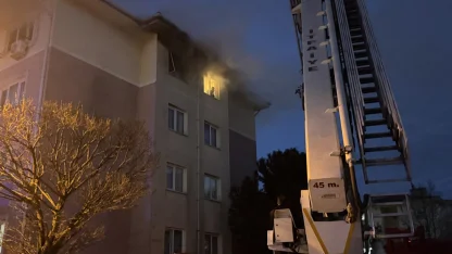 Edirne'de bir apartman dairesinde çıkan yangın söndürüldü
