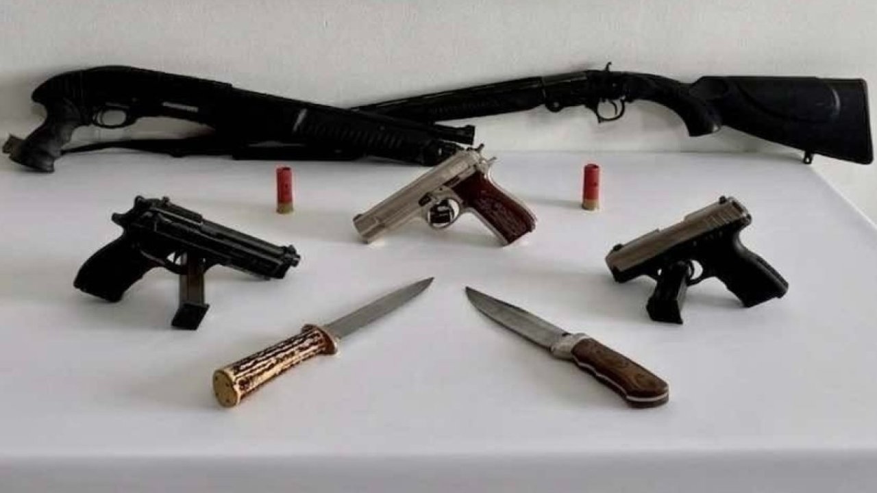 Erzurum'da yasa dışı silahlanmanın önlenmesine yönelik operasyonda 2 zanlı yakalandı