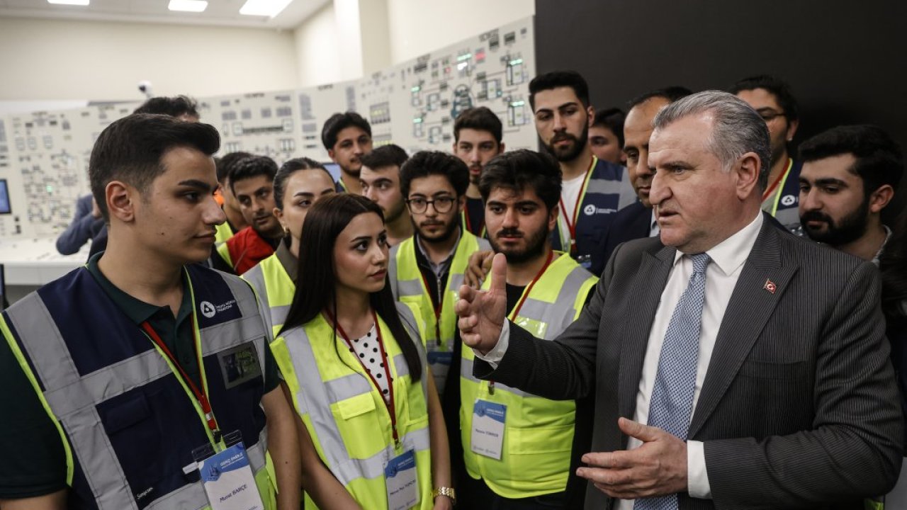 Gençlik ve Spor Bakanı Osman Aşkın Bak, Akkuyu NGS'yi ziyaretinde konuştu: