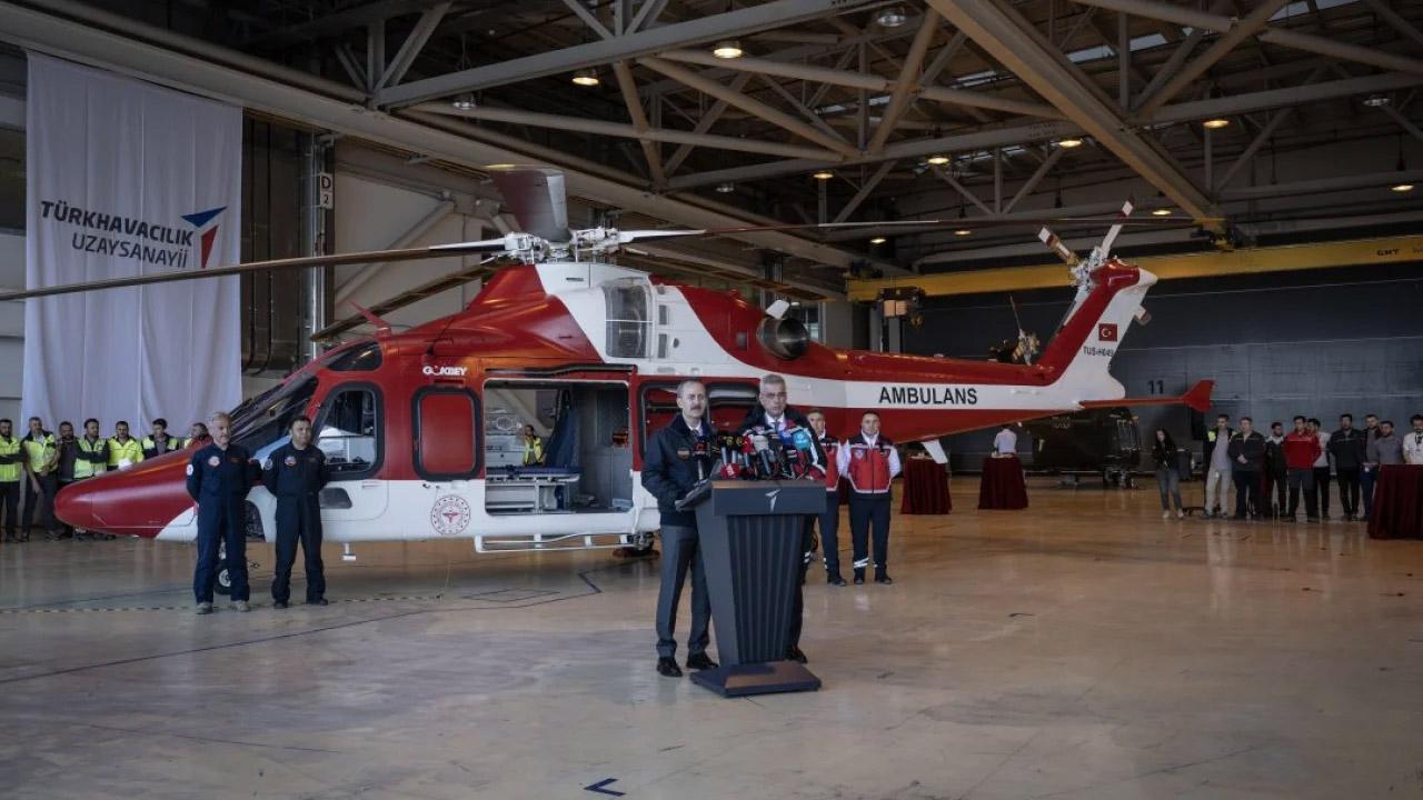Hava ambulans filosuna dahil olacak GÖKBEY'in teslimatı için geri sayım başladı