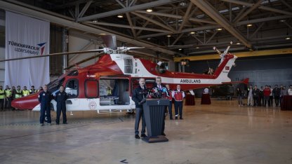 Hava ambulans filosuna dahil olacak GÖKBEY'in teslimatı için geri sayım başladı 