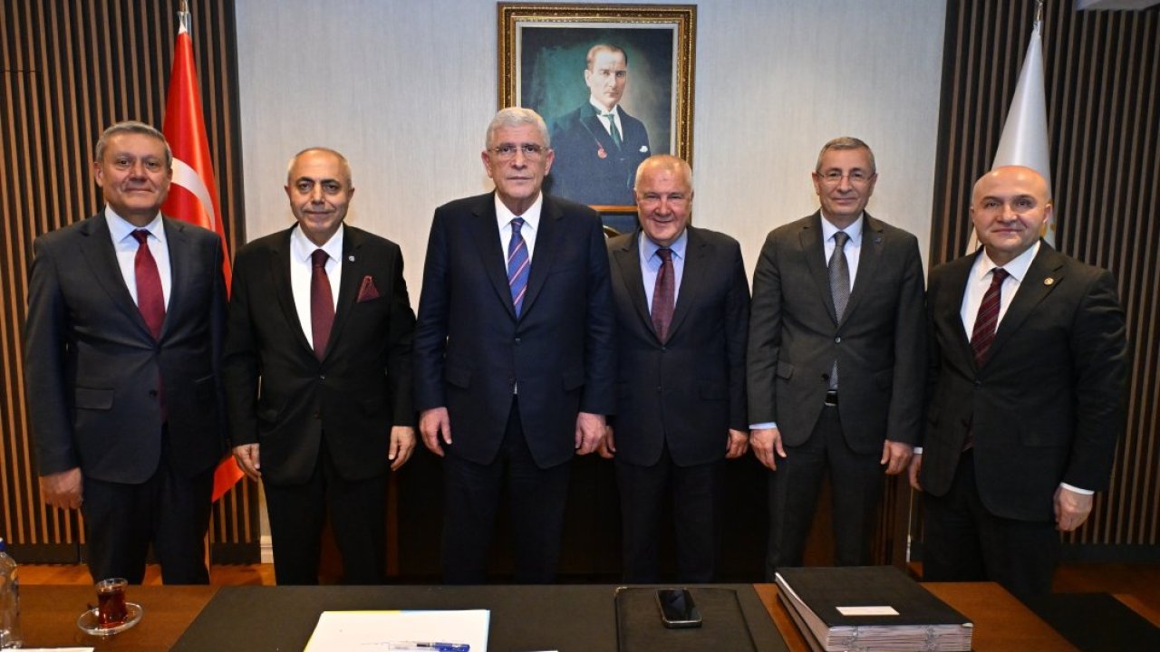 İYİ Parti Genel Başkanı Dervişoğlu, TÜRMOB heyetini kabul etti