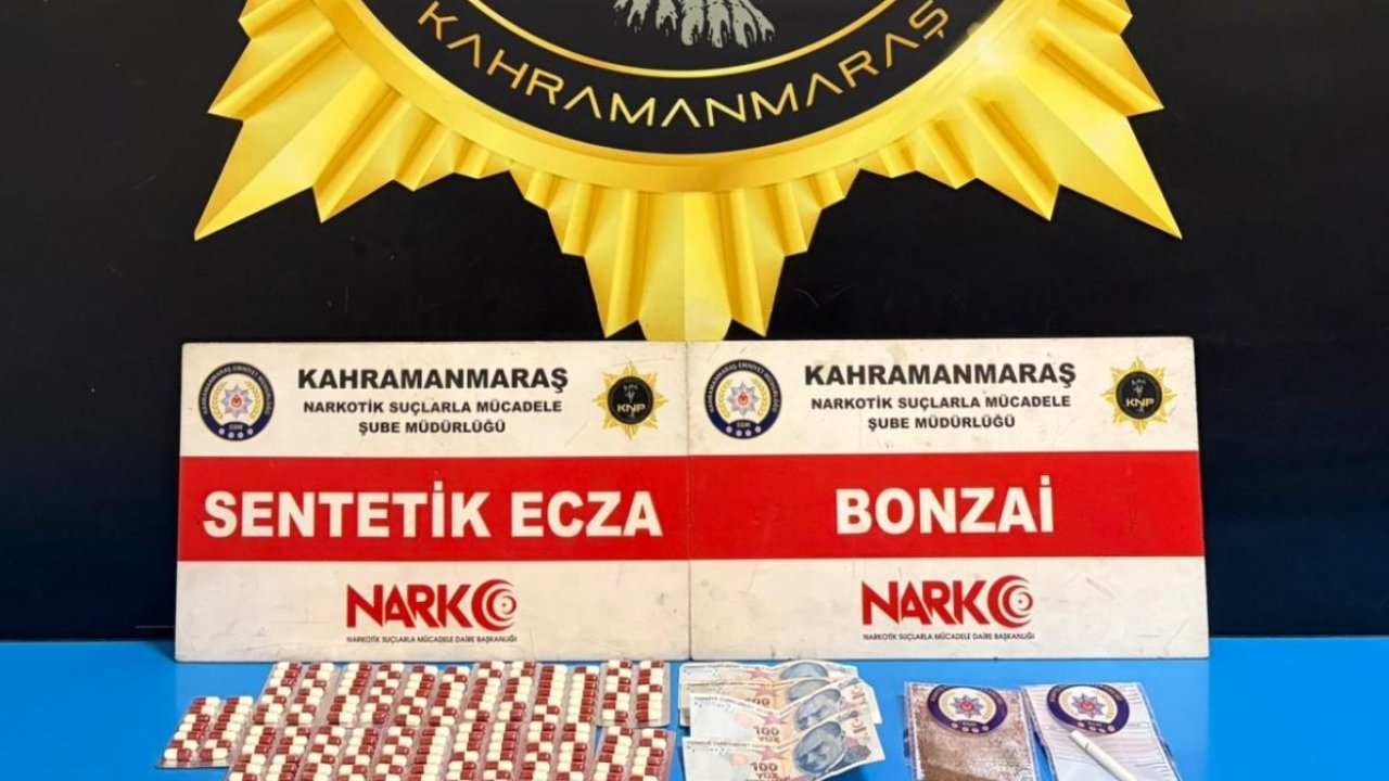 Kahramanmaraş'ta uyuşturucu operasyonunda 1 zanlı tutuklandı