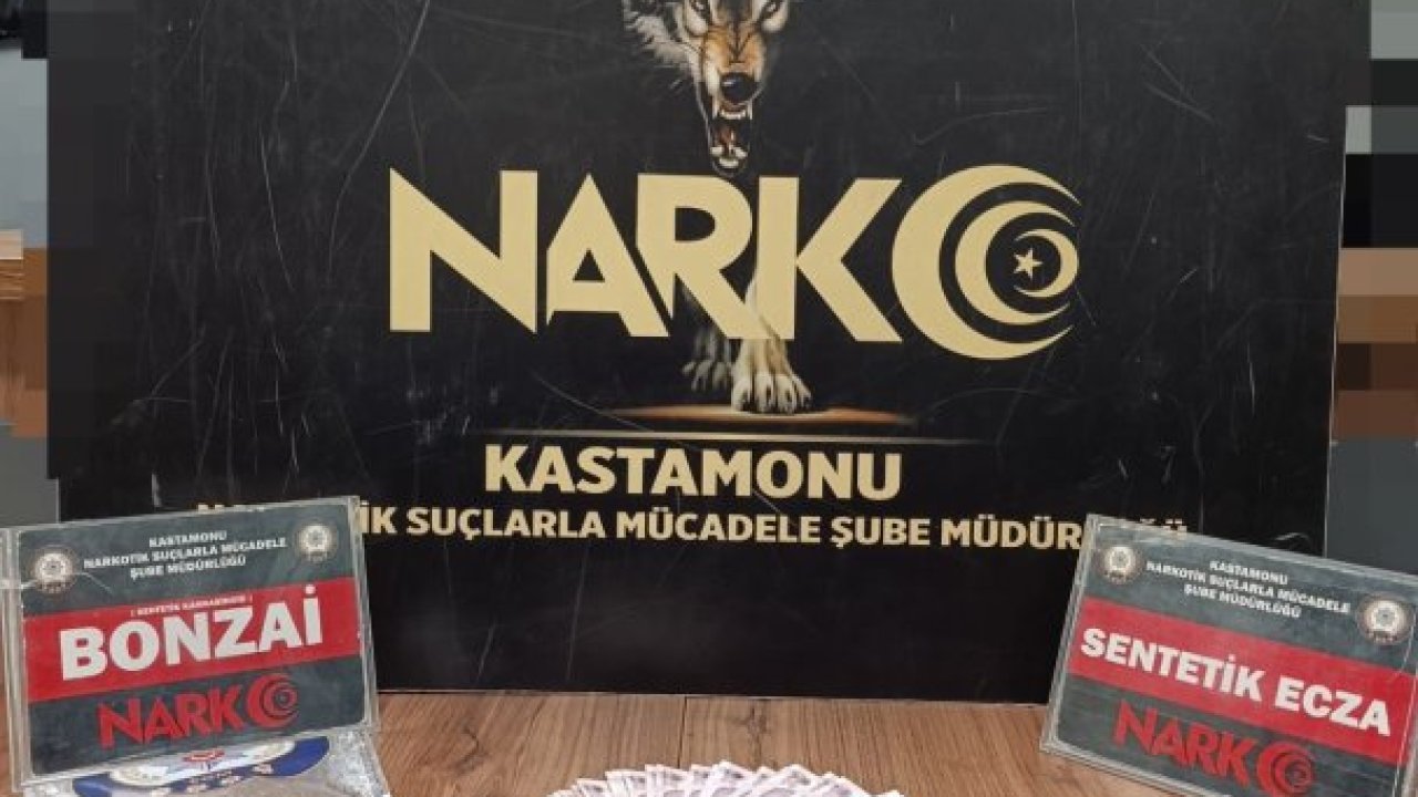 Kastamonu'da sokak satıcılarına yönelik operasyonda yakalanan zanlı tutuklandı