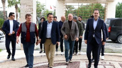 KKTC'nin üç bakanından Antalyaspor'a ziyaret