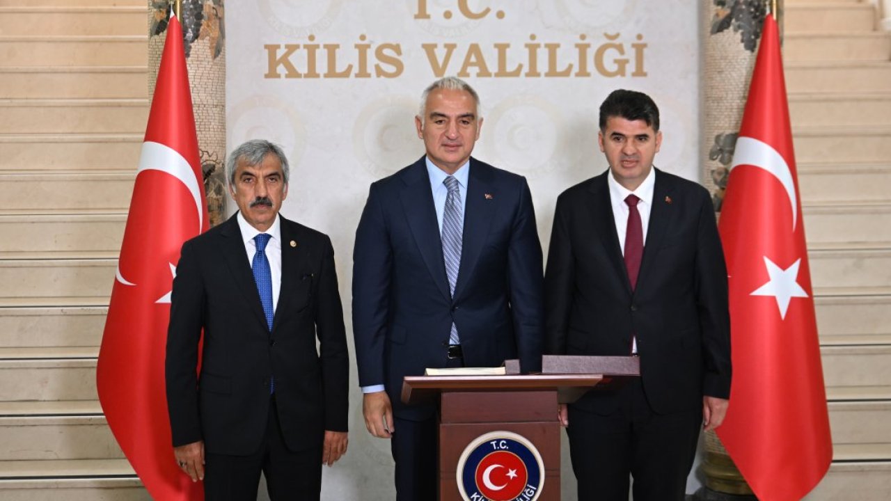 Kültür ve Turizm Bakanı Ersoy, Kilis Valiliği ziyaretinde konuştu: