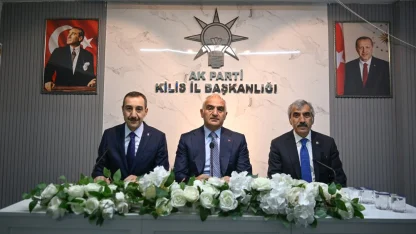 Kültür ve Turizm Bakanı Ersoy, partisinin Kilis İl Başkanlığı'nı ziyaret etti: