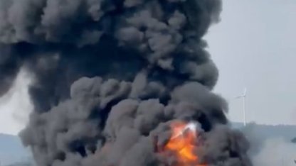 Kuzey Marmara Otoyolu'nda tırda yangın çıktı