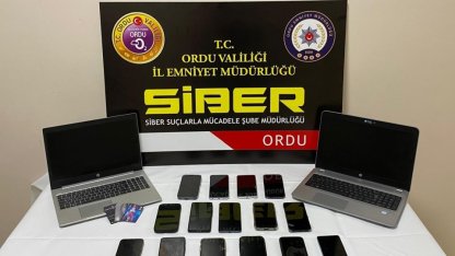 Ordu merkezli dolandırıcılık operasyonunda 8 şüpheli tutuklandı