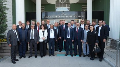 RTÜK Başkanı Daniş Çanakkaleli konuklarını ağırladı